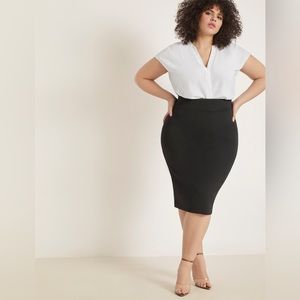 Eloquii Neoprene Pencil Skirt - NWT